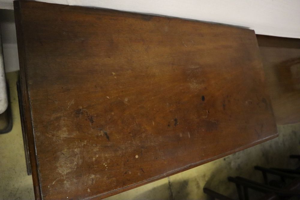 A George III mahogany chest, width 102cm depth 53cm height 97cm